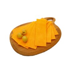 Cheddar rouge tranché 5 x 15 cm - 1 kg (50 tr)