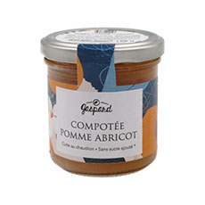 Compotée pomme-abricot Gaspard - 150 g x 6 pc
