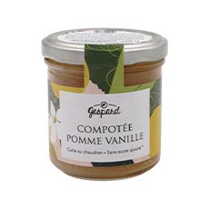 Compotée pomme-vanille Gaspard - 150 g x 6 pc
