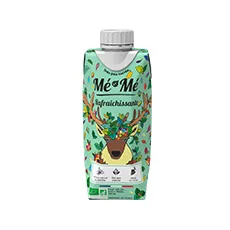 Thé matcha, menthe bio Mé-Mé - 330 ml x 12 pc