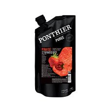 Purée réfrigérée de fraise Ponthier - 1 kg