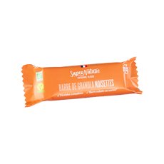 Barre de granola noisettes bio SuperNature - 40 g x 20 pc