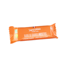 Barre de granola noisettes bio SuperNature - 40 g x 20 pc