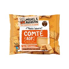 Petits beurres salés Comté AOP-poivre - 30 g x 12 pc