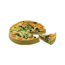 Quiche saumon-épinard - 1,4 kg