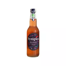 Infusion pétillante relaxante bio Symples - 330 ml x 12 pc