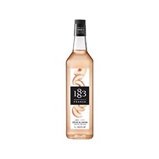 Sirop pêche blanche 1883 verre - 1 L