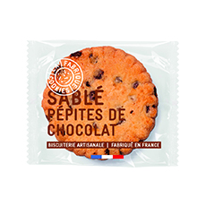 Sablé pépites de chocolat 35 g La Fabrique - 35 g x 90 pc