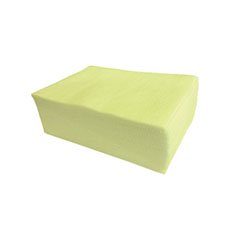 Lavette microtex jaune 50 cm x 35 cm - 25 pc