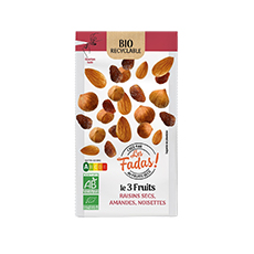 Mélange bio Le 3 Fruits - Les Fadas - 40 g x 48 pc