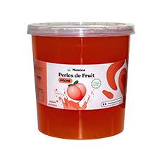 Perles de fruits pêche Nostea - 3,2 kg (2,1 kg PNE)