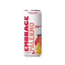 Eau pétillante pamplemousse citron - Embrace 330 ml x 12 pc