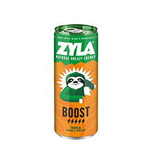 Boisson gazeuse énergisante boost tropical Zyla -250 ml (6 x4pc)