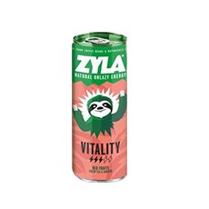 Boisson gazeuse énergisante vitality red fruits Zyla 250ml 6x4pc
