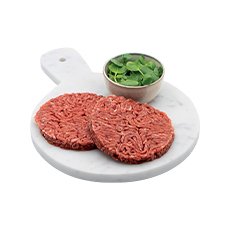 Steak haché façon bouchère cru rond VBF IQF - 125 g x 24 pc