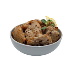 Sauté de cuisse de poulet rôti Halal - 2.5 kg x 2 pc