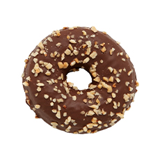 Donut choco-noisette Dots - 64 g x 36 pc
