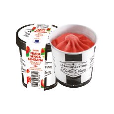 Sorbet fraise avec morceaux - 78 g x 12 pc