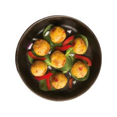 Boulette pois chiche bio IQF - 15 g x 240 pc 