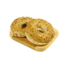 Bagel multigrains  12.5 cm (125 g) - 12 x 4 pc