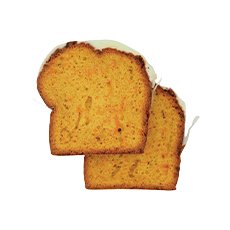 Cake carotte nappé citron prétranché - 1,35 kg (14 parts) x 2 pc