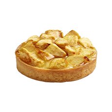 Tartelette pommes - 120 g x 40 pc (4 boîtes de 10 pc)