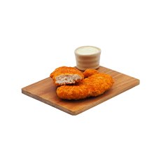Filet de poulet pané cornflakes 100/140 g Halal IQF - 1 kg x 5 