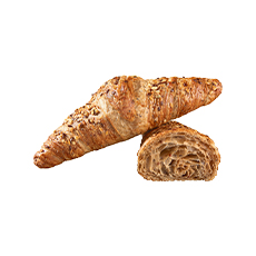 Croissant pur beurre avec graines - 80 g x 56 pc