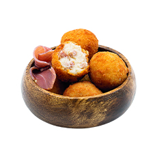 Kroketa jambon de Bayonne IGP 20 g IQF - 1 kg x 5 pc