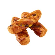 Mini torsade aux pépites de chocolat pur beurre - 50 g x 100 pc