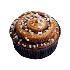 Roulé à la cannelle sucre perlé 26 pc x 95 g (2 sachets x 13 pc)