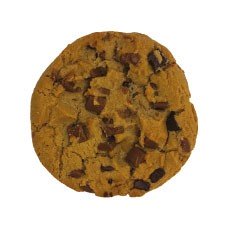 Cookie cuit chocolat au lait et noir - 80 g x 46 pc