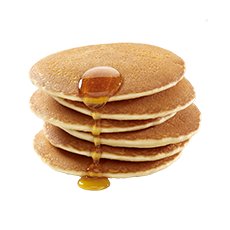 Pancakes au beurre 9 cm - 25 g x 80 pc