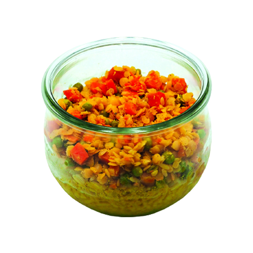 Dahl lentilles et riz bio - 350 g x 6 pc