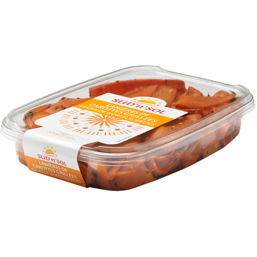Carotte lamelle grillée marinée Sud’n’sol - 1 kg (600 g PNE)