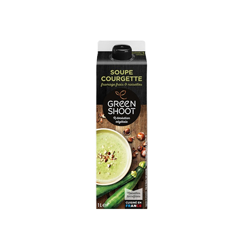 Soupe courgette fromage frais noisettes Greenshoot - 1 L