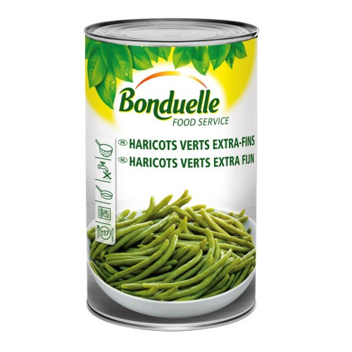 Haricot vert extra-fin 5/1 Bonduelle® - 4 kg (2.210 kg PNE)