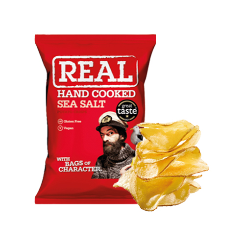 Chips sel de mer REAL - 35 g x 24 pc