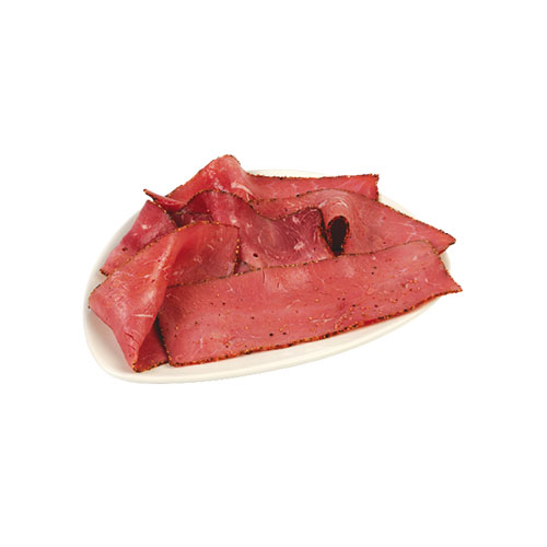 Pastrami au poivre - 500 g (20 g x 25 tr env.)