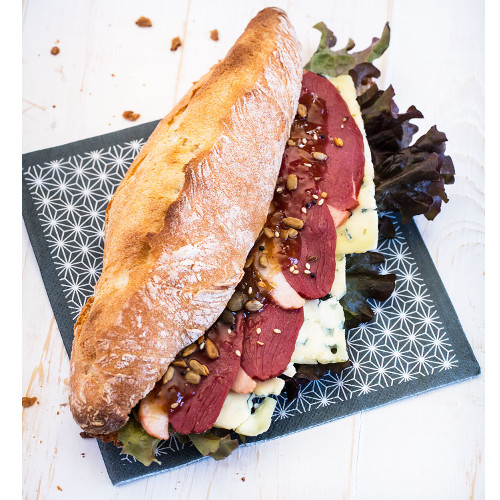 Magret de canard fumé séché tranché - 500 g (6 g x 80 tr) 