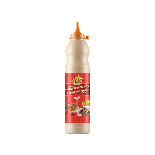 Sauce Espelette flacon Ilou - 900 ml - Distributeur alimentaire snacking