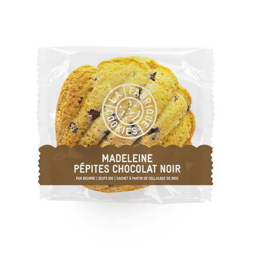 Madeleine pépites de chocolat La Fabrique - 60 g x 9 pc