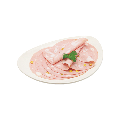 Mortadelle pistachée tranchée - 500 g (32 tr x 16 g env.)