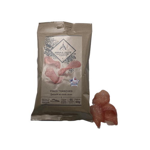 Les fines tranches natures séchées VPF - A & J - 50 g x 12 pc
