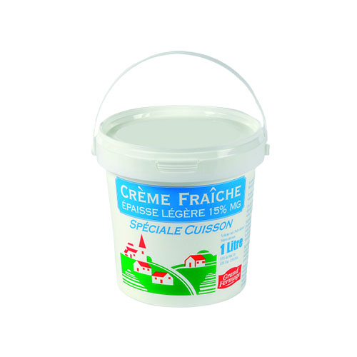 Crème fraîche épaisse 15 % MG - 1 kg