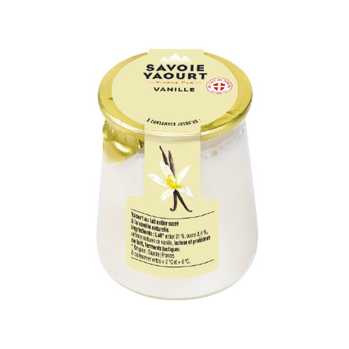 Yaourt au lait entier vanille - 125 g x 12 pc