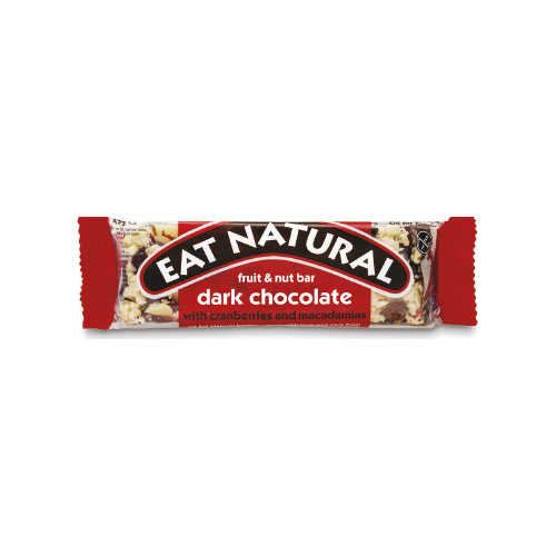 Eat Natural chocolat noir, airelles et noix - 45 g x 12 pc