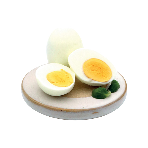 Œufs durs écalés plein air seau - 75 pc -  5.4 kg (2.7 kg PNE)
