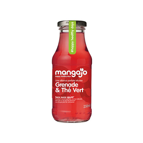 Mangajo grenade-thé vert - 250 ml x 12 pc