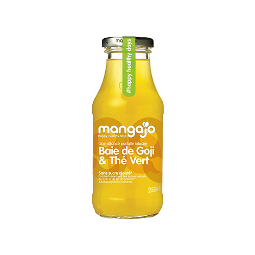 Mangajo baie de goji-thé vert - 250 ml x 12 pc